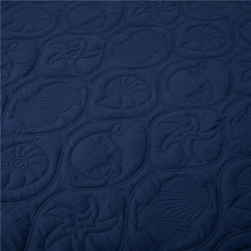Quilted embossed waterproof mattress protector fitted sheet.