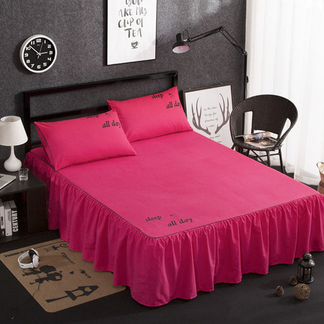 Bedsheet mattress protector lit bedding bed cover bed skirt.